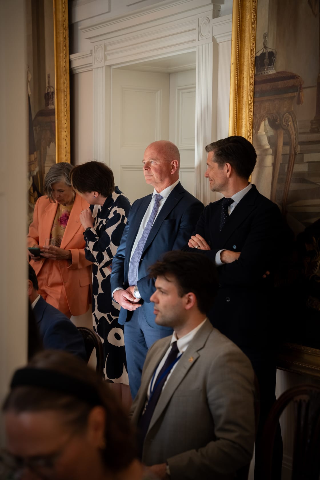 Guests gathered during a formal reception.