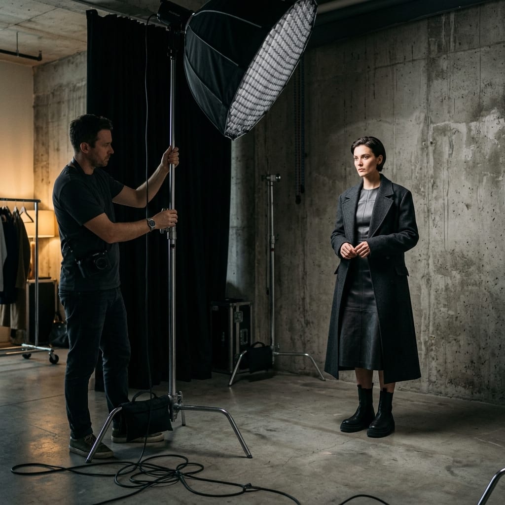Editorial fashion concept.